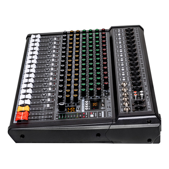 Onaxpro Sr16 Consola Analógica Mixer 16 Canales Usb Bt Fx