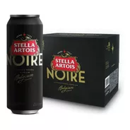 Cerveza Stella Artois Noire 473 Ml Negra Pack X6 Fullescabio