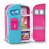 Heladera De Juguete Con Dispenser De Agua Divertoys Color Turquesa Con Rosa