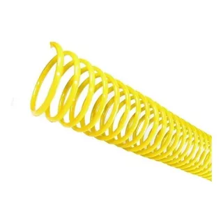 Espiral Para Encadernação Amarelo 12 Mm Para 70 Folhas 100un