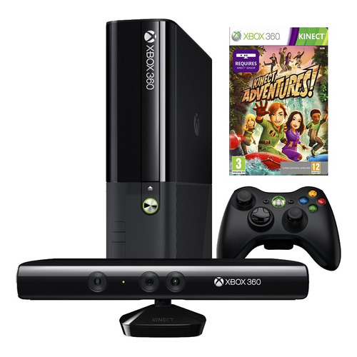 Microsoft Xbox 360 + Kinect E 4GB Standard  color negro