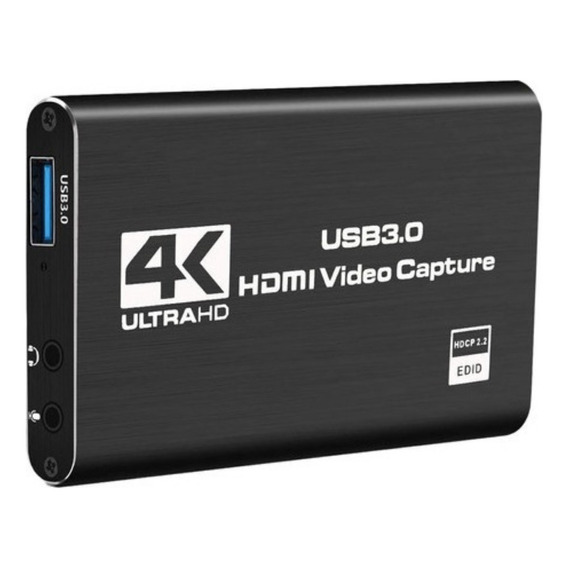 Capturadora De Video Audio Mic Usb 3.0 A Hdmi, 4k Ultra Hd 