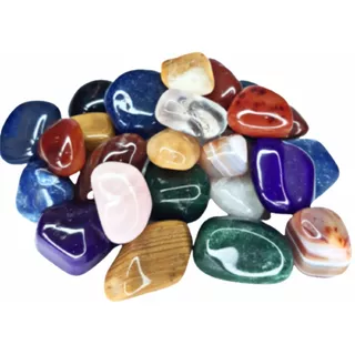 Pedras Naturais Roladas Mistas 01 Kg Qualidade Extra 