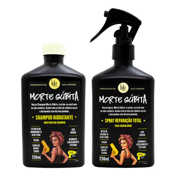 Lola Cosmetics Morte Súbita Kit Shampoo + Spray Hidratante