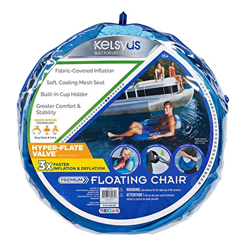 Silla Flotante Kelsyus Premium Con Inflación Rápida, Silla R