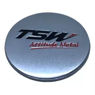 Calotinha Central De Roda Tsw Attitude Metal 60mm