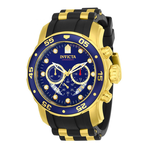 Reloj Invicta 21929 Dorado, Negro Hombre Color de la correa Oro