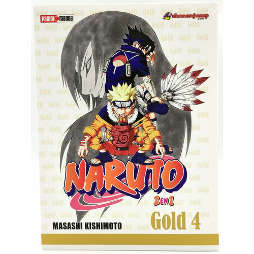 Naruto Gold Edition, De Masashi Kishimoto. Vol. 4, Editorial Panini, Tapa Blanda En Español, 2022