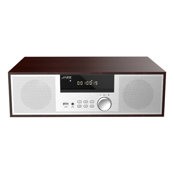 Minicomponente Jazz Audio LP-816B gris y madera con bluetooth - 220V