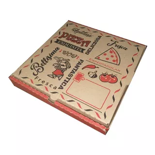 100 Cajas De Pizza En Carton  30cm - Unidad a $1790