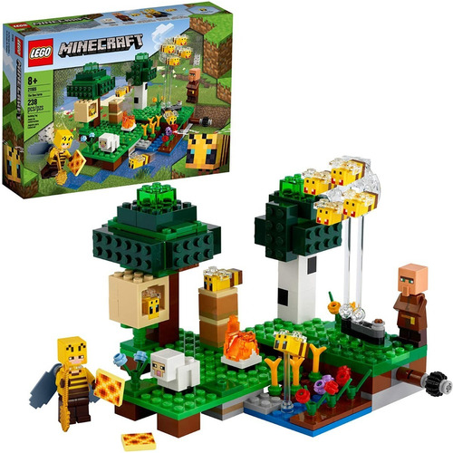 Kit De Construcción Lego Minecraft La Granja De Abejas 21165