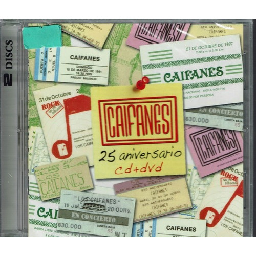 Caifanes - 25 Aniversario - Cd + Dvd (18 Canciones)