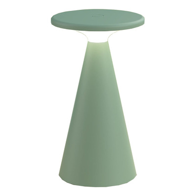 Velador De Mesa Space Verde Inalámbrica Led Mc