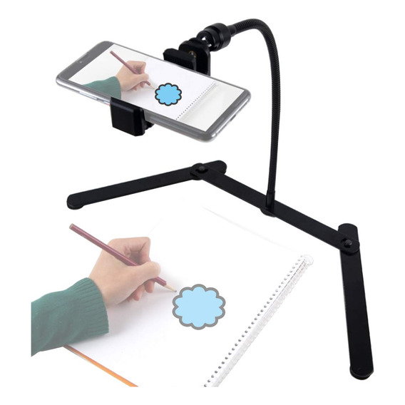 Tripode Ajustable Con Soporte Para Celular, Ideal P/dibujo