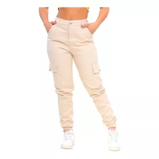 Calça Jeans Feminina Jogger Com Bolso Lateral Promoção 
