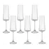 6 copas de champán de cristal de 210 ml de la línea Xtra Bohemia