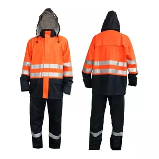 Traje De Agua Poliuretano 100% Impermeable Bicolor - Moto