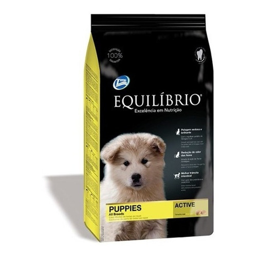 Alimento Equilibrio Premium para perro cachorro de raza mediana/grande sabor pollo en bolsa de 18kg