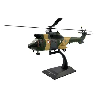 Helicóptero Combate Aeropastiale As332 Super Puma Brasil Cor Verde Militar