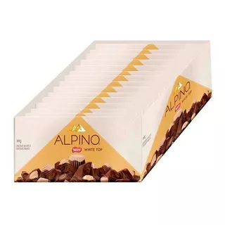 Alpino White Top Barra Nestlé - 14 Unidades De 90g