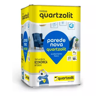 Tinta Latex Acrilica Antimofo Lata Fosco Economica 18 Litros Cor Branco/neve