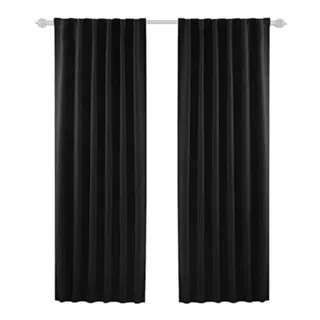 Cortinas Black Out Blackout Textil Tricapa Incluye 2 Paños De 145x210cm Calidad Premium 