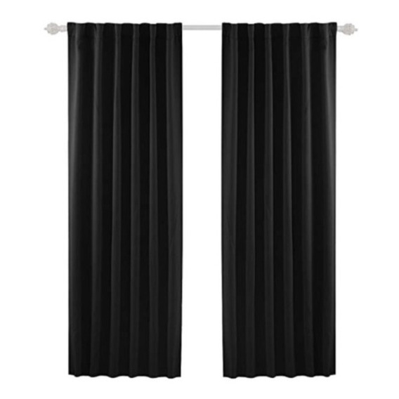 Cortinas Black Out Blackout Textil Tricapa Incluye 2 Paños De 145x210cm Calidad Premium 