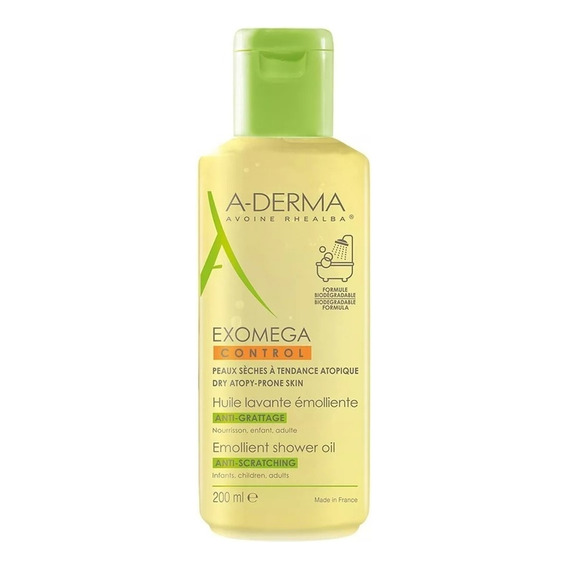 Aderma Exomega Control Aceite Limpiador Para Ducha  X 200 Ml