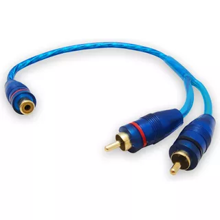 Cable Rca Para Potencias Derivador Y 1 Hembra 2 Macho 30cm