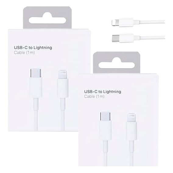 Cable Carga Rápida Tipo C Para iPhone 14 13 12 11 iPad 2pzas