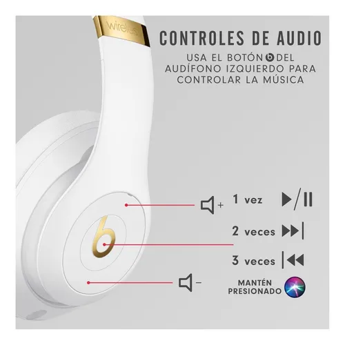 Beats studio 3 wireless blancos sale