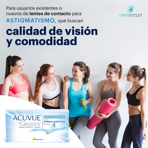 Acuvue oasys para astigmatismo con hydraclear plus sale