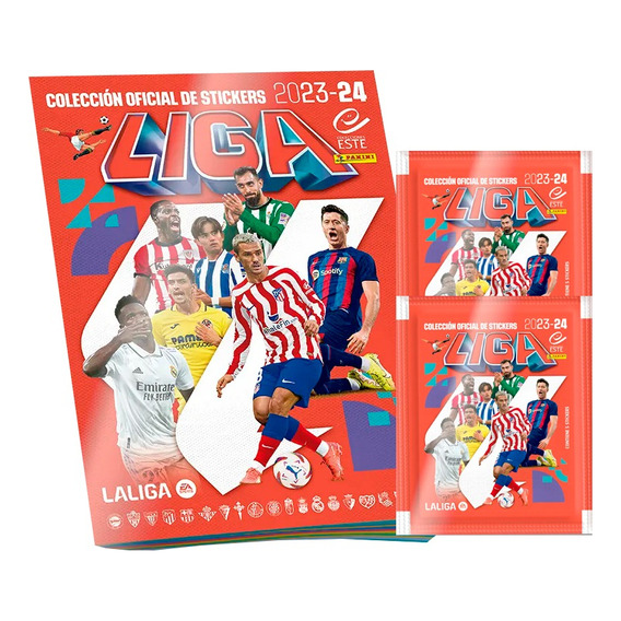 Álbum Liga 2023-24 Futbol Español + 40 Sobres