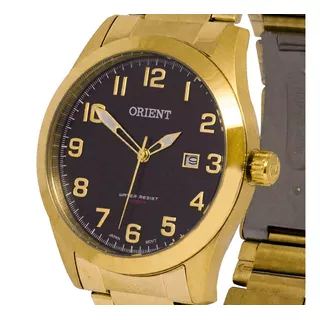 Relógio Orient Masculino Dourado - Mgss1180 P2kx