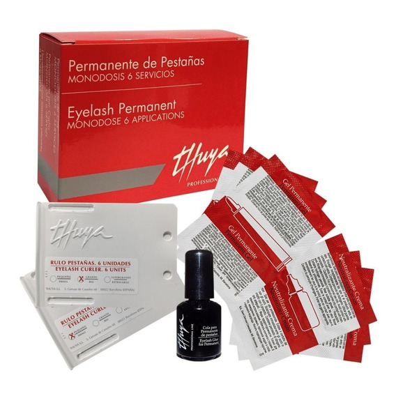 Kit Permanente De Pestañas Monodosis Thuya 6 Servicios 