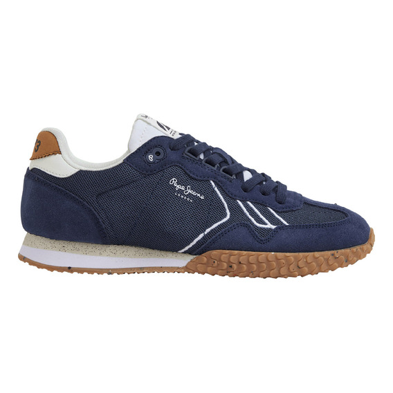 Tenis Pepe Jeans Hombre Holland Serie 1 Eco Azul Oscuro - Bl