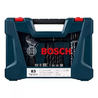 Jogo De Ferramentas Brocas Titânio V-line Bosch 83 Pecas