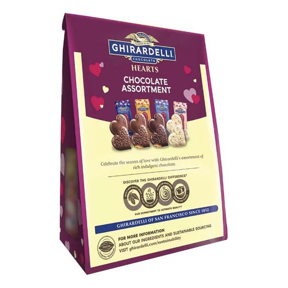 Finos Chocolates En Forma De Corazón 431g Ghirardelli