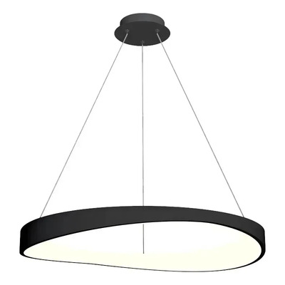 Lampara Colgante Noruega Led Cct Diseño Negro Luz Desing Negro
