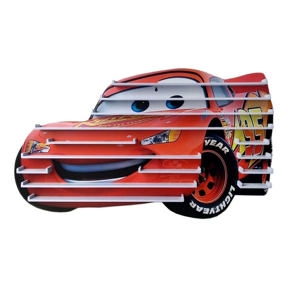 Exhibidor Para Autos A Escala 70 X45 Cars Rayo Mcqueen