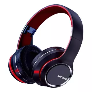 Auriculares Inalámbricos Bluetooth Lenovo Hd200 Negro Y Rojo