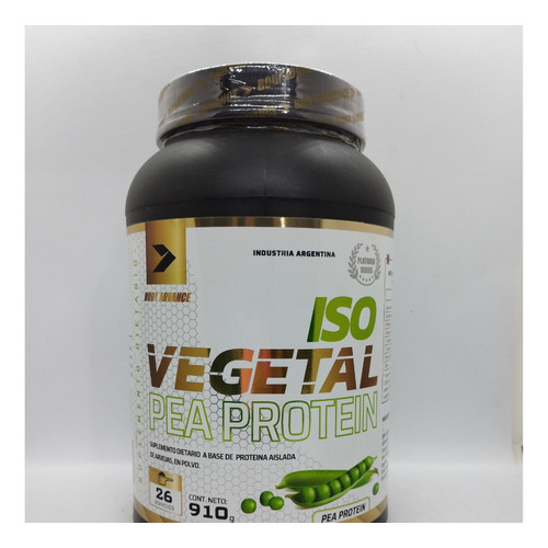 Iso Vegetal Pea Protein Proteína De Arveja 910g Body Advance Sabor Neutro