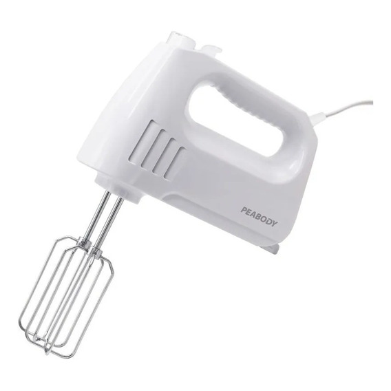 Batidora De Mano Peabody Pe-hm550b Blanca 4 Vel + Turbo