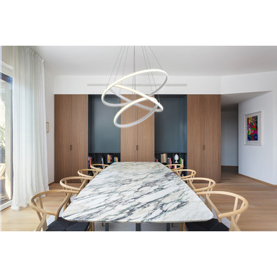 Colgante Triple Aro Led Blanco 60/50/40cm L8977 77w Mks