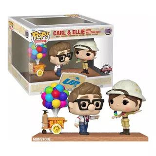Funko Pop Disney Carl & Ellie With Balloon Cart #1152 Excl