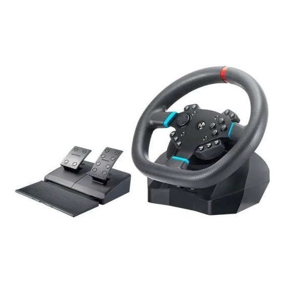 Volante + Pedalera Noga Drifter Vibracion Pad Pc Ps3 Hs