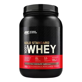 Suplemento En Polvo Optimum Nutrition  Proteína Gold Standard 100% Whey Proteína Sabor Extreme Milk Chocolate En Pote De 907g