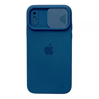 Silicone Case Con Protector De Camara iPhone X // Xs