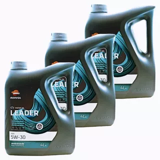 Aceite Repsol Leader 5w-30 Full Sintético Por Tres Galones