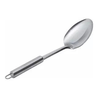 Colher Para Servir Arroz Aço Inox 28cm Com Alça Linha Casa Cor Do Cabo Aço Inox